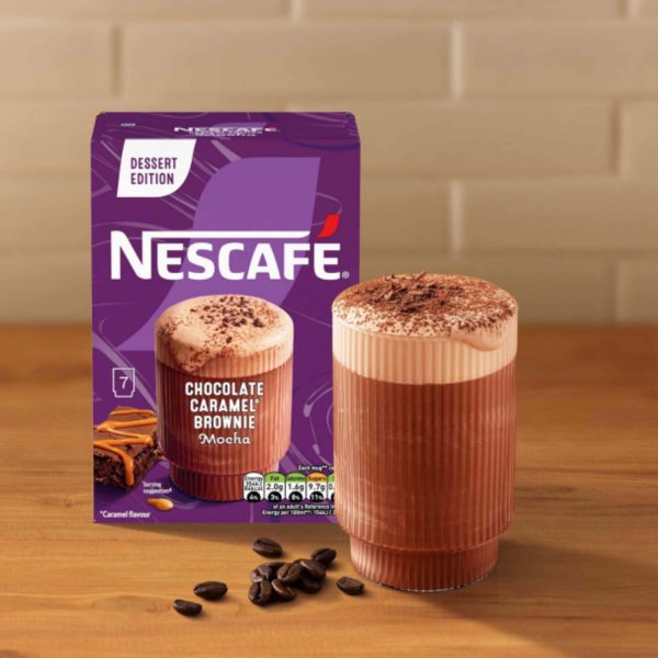 2X Nescafe Chocolate Caramel Brownie Falvoured Coffee - Image 4