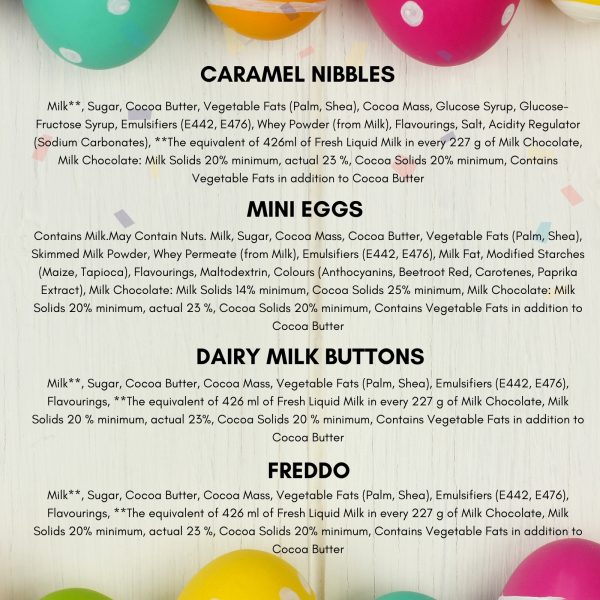 8X Multipack Small Easter Chocolate Eggs - Image 2