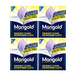 4X Marigold Squeaky clean microfibre cloth