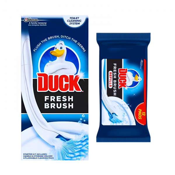 2X Duck Fresh Brush And Duck Fresh Brush Refills
