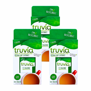 3X Truvia Calorie Free Sweetener tablets from Stevia Leaf Extract 100 tablets