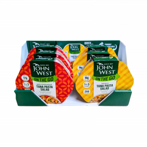 6X John West On the Go French And Mediterranean Tuna Pasta Salad