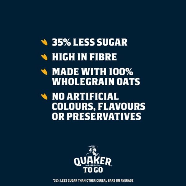 Quaker Oats Porridge to go Golden Syrup & Strawberry, Raspberry and Cranberry Breakfast Cereal - Image 3