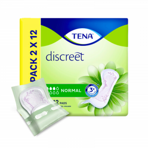 Tena Lady Discreet Normal Pads 2X 12 Pack