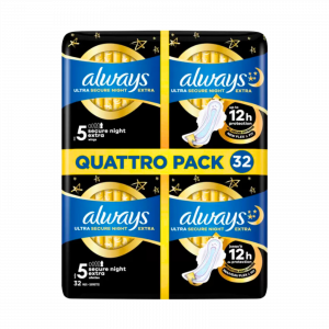 Always Ultra Secure Night Extra (Size 5) 32 Pads