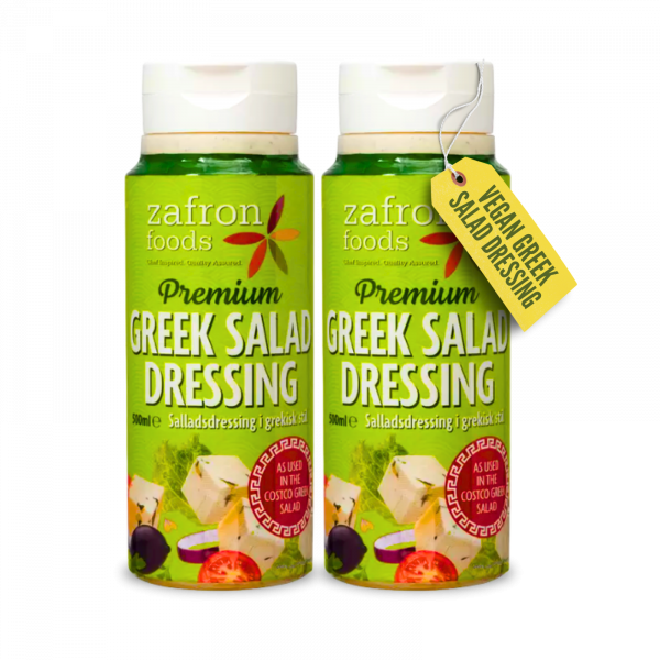 2X Zafron Foods Greek Salad Dressings