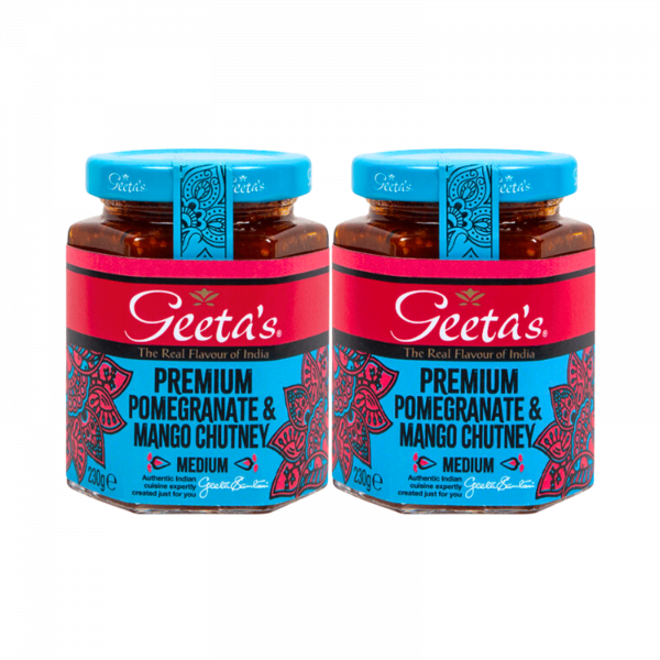 2X Geeta's Premium Promegranate & Mango Chutney