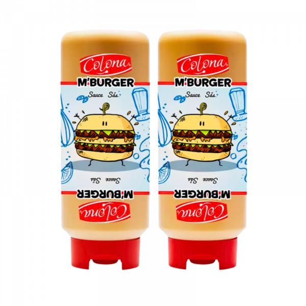 2X Colona M'Burger Sauce Made in Belgium