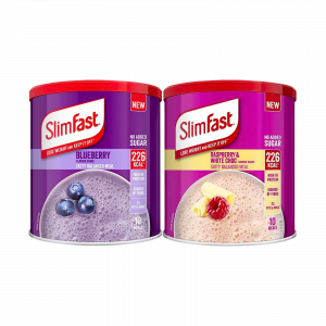 2X Slimfast Meal Replacement Blueberry And Raspberry & White Chocolate