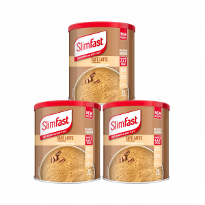 3X Slimfast Meal Replacement Shake Powder Cafe Latte