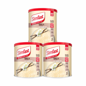 3X Slimfast Meal Replacement Vanilla Meal Shake Powder
