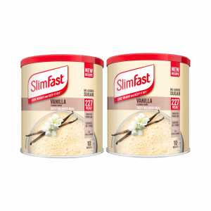 2X Slimfast Meal Replacement Vanilla Meal Shake Powder