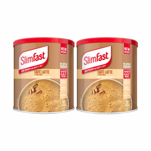 2X Slimfast Meal Replacement Shake Powder Cafe Latte
