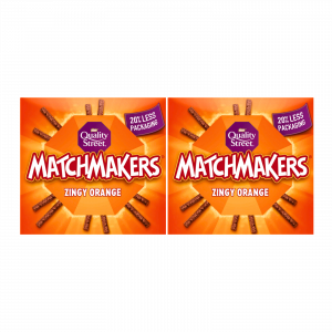 2X Matchmakers Zingy Orange Chocolate Sticks