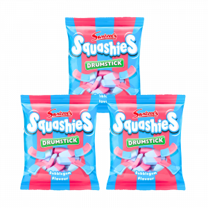 3X Swizzels Squashies Drumstick Bubblegum Flavour Snacks