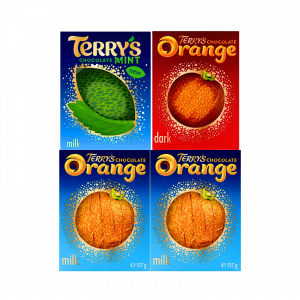 4X Terry's Chocolate Orange Milk, Dark chocolate And Mint Chocolate Flavour