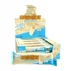 Grenade White Chocolate Cookie Low Sugar Protein Bars