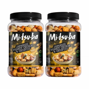 2X Mitsuba Japanese Peanut Crunch & Crispies Mild 650g