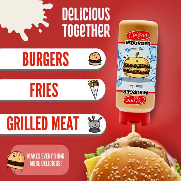2X Colona M'Burger Sauce Made in Belgium - Image 3