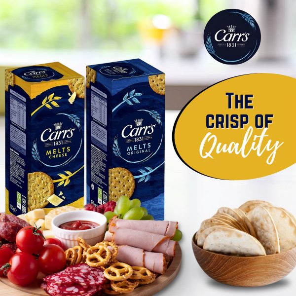 6X Carrs Melts Original And Melts Cheese Crackers - Image 5