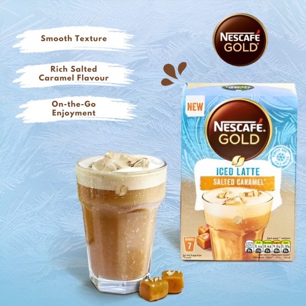 2X Nescafe Gold Salted Caramel Iced Latte - Image 2