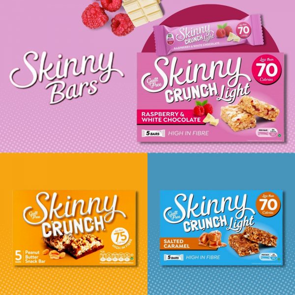 Skinny Bars Toffee, Peanut Butter, Raspberry & Chocolate Fudge - Image 2