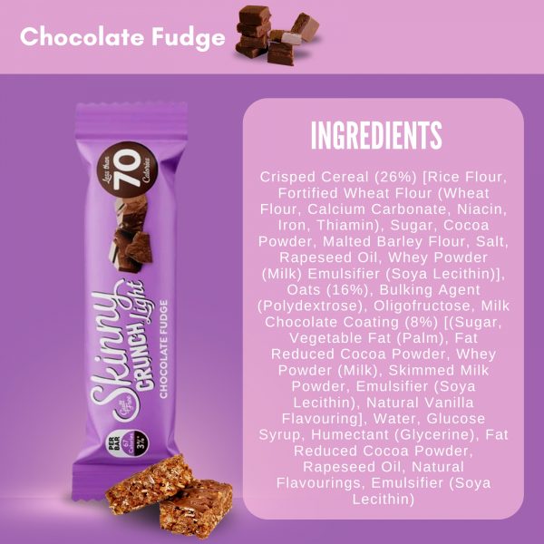 Skinny Bars Chocolate Fudge, Double Chocolate & Fruit & Nut - Image 2