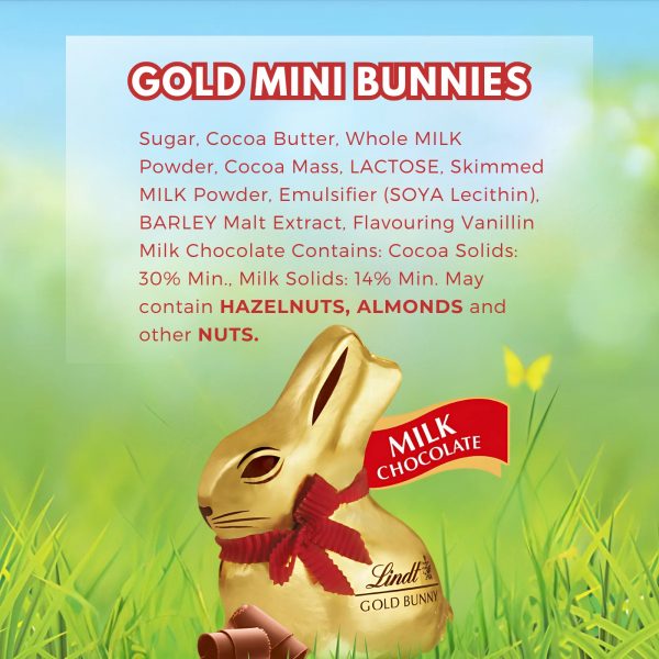 2X Lindt Hen Mini Eggs And Lindt Milk Chocolate Bunny Collection - Image 3