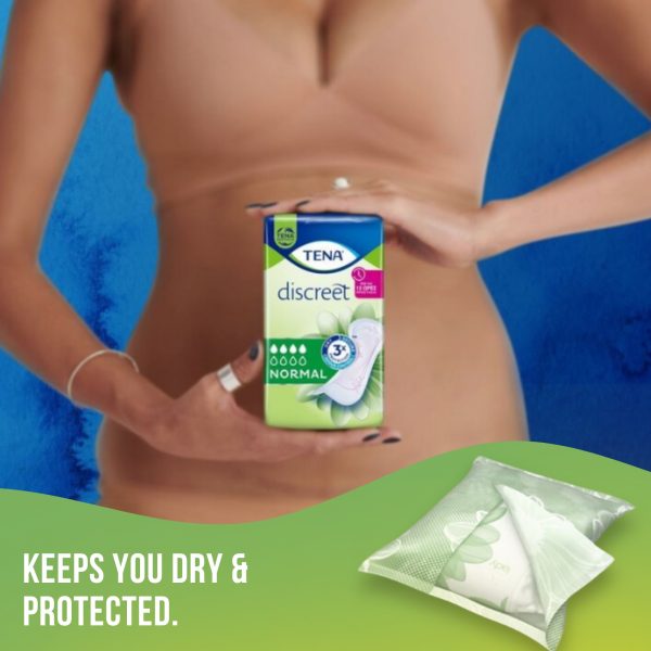 Tena Lady Discreet Normal Pads 2X 12 Pack - Image 4