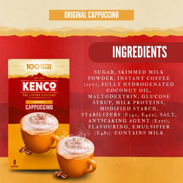 2X Kenco Cappuccino - Image 4