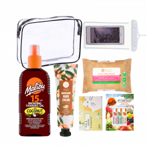 Summer Set Bundles with Transparent Travel Bag