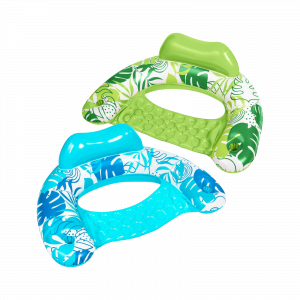 2X Inflatable Pool Chairs with Cup Holders for Adults