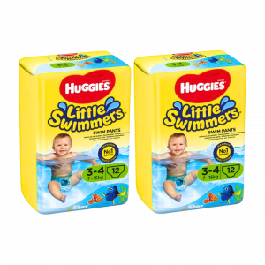2X Huggies Little Swimmers Swim Pants 3-4