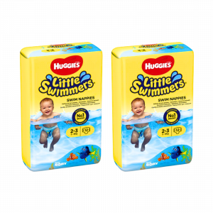 2X Huggies Little Swimmers Swim Nappies 2-3
