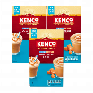 3X Kenco Salted Caramel Latte