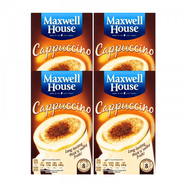 4X House of Maxwell Cappuccino Coffee