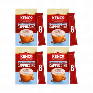 4x Kenco Unsweetened Cappuccino