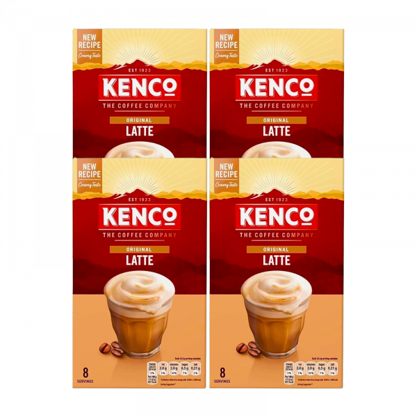 4X Kenco Latte Instant Coffee