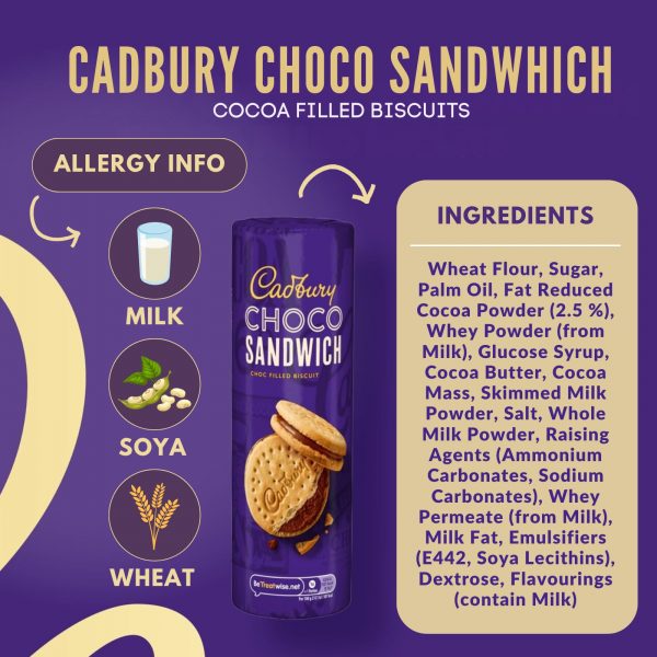 3X Cadbury Choco Sandwich - Image 2