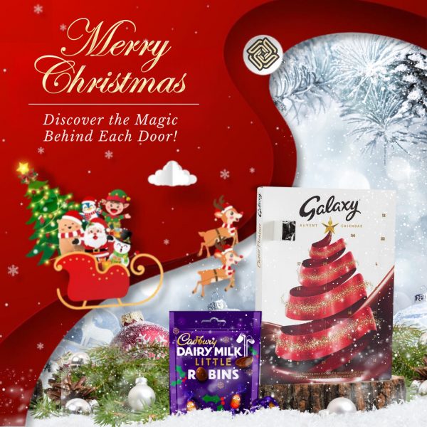 2X Galaxy Christmas Advent Calendar And Cadbury Dairy Milk Little Robins - Image 5