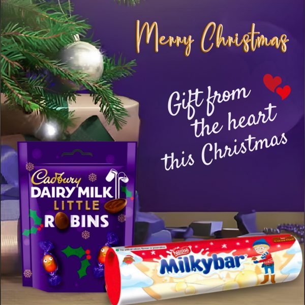2X Chocolate Cadbury Dairy Milk Little Robins And Milky Bar Big Tube - Image 5