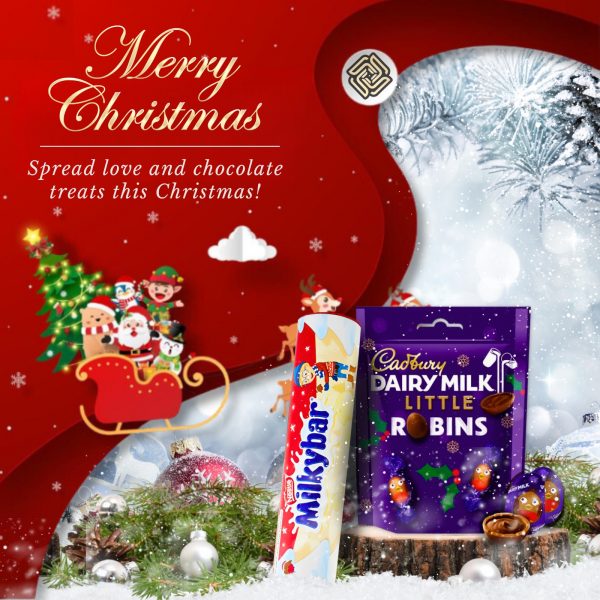2X Chocolate Cadbury Dairy Milk Little Robins And Milky Bar Big Tube - Image 6