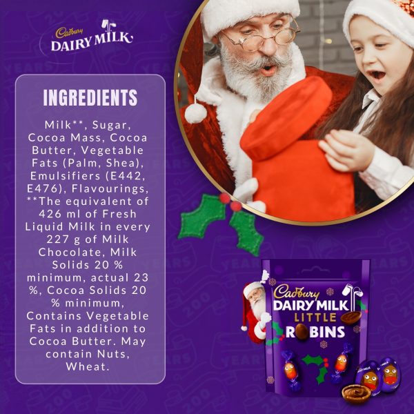 2X Chocolate Cadbury Dairy Milk Little Robins And Milky Bar Big Tube - Image 2