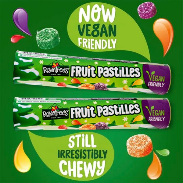 3X Rowntrees Fruit Pastilles Christmas Gummy Treats - Image 3