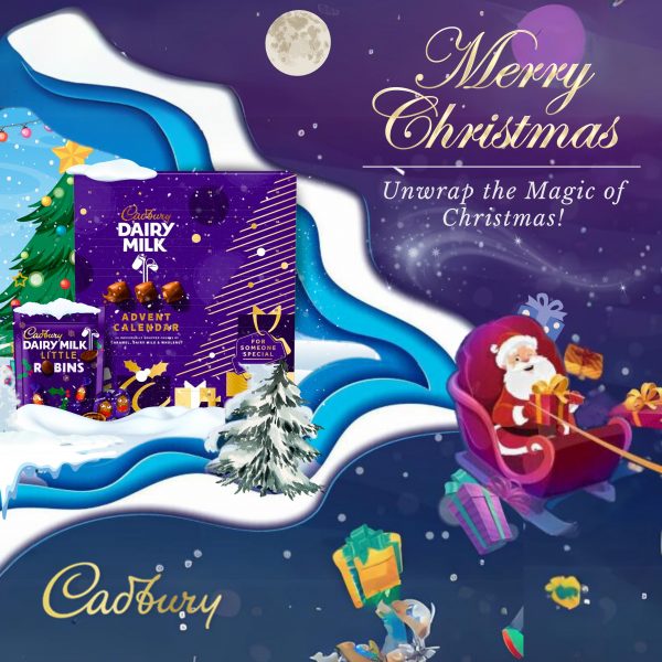 2X Cadbury Dairy Milk Advent Calendar And Dairy Milk Little Robbins - Image 2