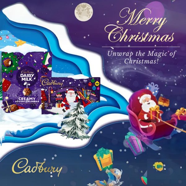 2X Cadbury Dairy Milk Creamy Christmas Advent Calendar And Cadbury Selection - Image 5