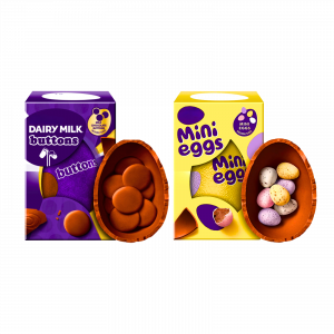 2X Cadbury Dairy Milk Buttons And Mini Eggs Small Easter Chocolate Eggs