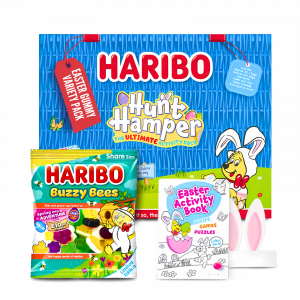 2X Haribo Easter Hunt Hamper the Ultimate Activity Pack And Haribo Buzzy Bees Bag