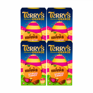 4X Terry's Chocolate Orange Exploding Candy Minis Chocolate Eggs