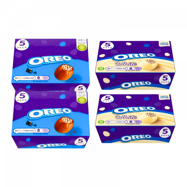 4X Cadbury Oreo Chocolate And Oreo White Creme Eggs